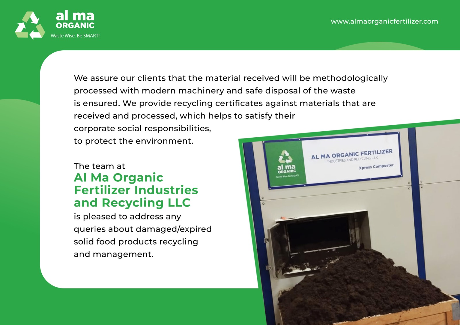 Al Ma marketing material